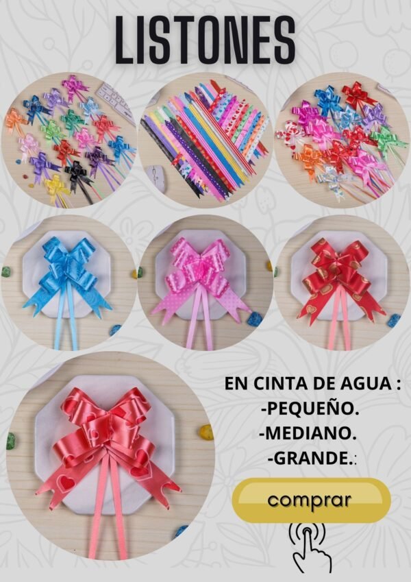 16 Listones y Moños